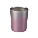 【10個セット】 ベストコ タンブラー コンビニカップ コーヒー 対応 300ml 保冷 保温 真空二重構造 グラデーション ウォームピンク NM-171 直飲...