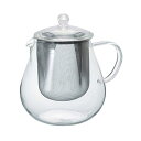 【3個セット】 HARIO ハリオ リーフティポットクリア 700ml CHC-70T 茶こし プレゼント 食洗機対応 抽出 品番 お茶 アイス ポット 電子レ...