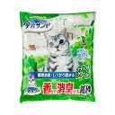 【6個セット】 ユニチャーム デオサンド 香りで消臭する紙砂ナチュラルグリーンの香り 5L 猫の室内トイレ用砂 日本製 ユニ・チャーム unicharm デオト...