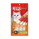 【6個セット】 いなば チャオ スティック ささみ 15g×4本 ゼリー おやつ TSC-123 いなばペットフード CIAO 緑茶消臭成分配合 TSC123 ...