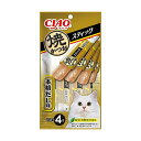 【3個セット】 いなば チャオ スティック 焼かつおスティック 本格だし味 15g×4本 ゼリー おやつ TSC-142 いなばペットフード CIAO 緑茶消臭...