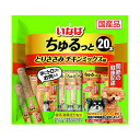 【4個セット】 いなばペットフード ちゅるっと とりささみチキンミックス味 関節の健康配慮 20本 厳選素材