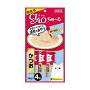 【3個セット】 いなば チャオ ちゅ る かつお 14g×4本 ペースト 国産品 おやつ SC-72 いなばペットフード チュール CIAO 緑茶消臭成分配合 ...