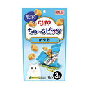 【4個セット】 いなば チャオ ちゅ るビッツ かつお 12g×3袋 ドライパック 国産品 おやつ CS-173 いなばペットフード チュール CIAO 緑茶消...