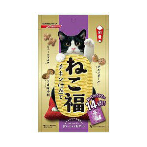 【3個セット】 ペットライン ねこ福チキン 3g×14 チキン 粒 猫用スナック キャットフード 猫おやつ 猫用おやつ ペット用品 ドライ おやつ トッピング スナック トリーツ ネコ ふりかけ 日清 キャット 国産 小分け フード ペット ねこ福 猫用品 猫用 厳選素材