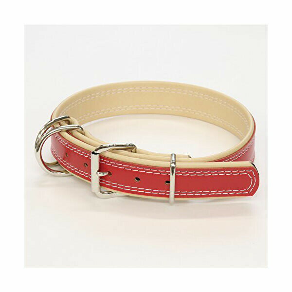 ペティオ グランデ ダブルステッチカラー L レッド 大型犬 から40kg 日本製 Petio W25028 ペットグッズ 犬用首輪 合成皮革 サイズ イヌ 大型犬用 国産 カラー ドッグ 牛革 レザー 合皮 ペット 犬用 首輪 価格は1個のお値段です