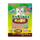 【3個セット】 ペティオ ガッチリ固まる木の猫砂 6L 全猫種 日本製 Petio W26886 ベントナイト ねこグッズ ペットグッズ ペット用品 猫用トイレ...