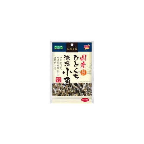 【3個セット】 納得素材 ひとくち減塩小魚35g