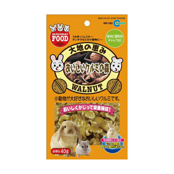 【6個セット】 マルカン ミニ マル フード 大地の恵み おいしい クルミ の森 40g 厳選素材