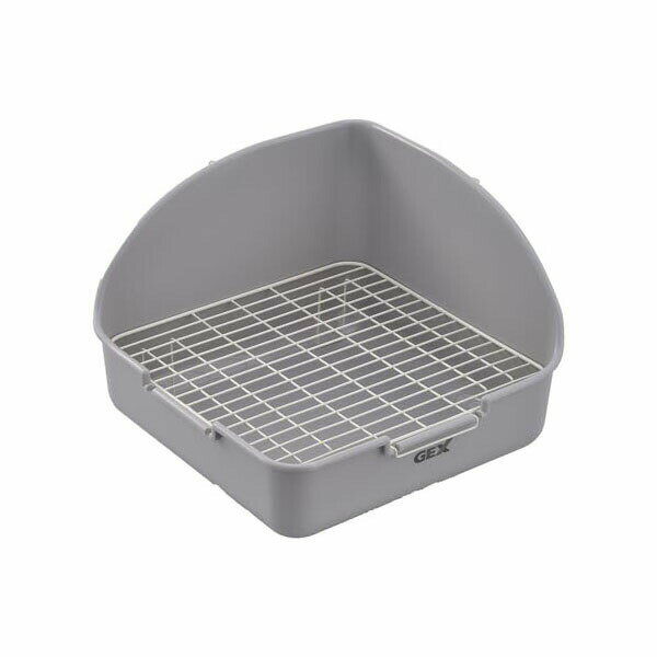 ジェックス 正方形ラビレット消臭セット ムーングレー 原産国 中国 本体サイズ 約幅24×奥行24×高さ16cm GEX うさぎ用 小動物 トイレ ワイド グッズ うさぎ ラビレット ペット シーツ 厳選素材 価格は1個のお値段です