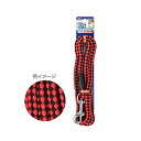 アースペット DISUKI ダイスキ ペットプラス リード 中型犬用 直径12mm 赤黒 犬 アース・ペット ペット ターキー 厳選素材 価格は1個のお値段です(4)