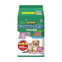 アースペット JOYPET ジョイペット シャンプータオル ペット用 詰替 100枚 犬・猫 アース・ペット ペット用ケア用品 お手入れ なめても安心 シャンプー ペット用防災 詰め替え用 ペット用品 つめかえ ケア タオル つめかえ用 厳選素材 価格は1個のお値段です(4)