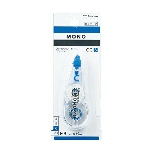 【3個セット】 トンボ鉛筆 CT-CC6 修正テープ モノCC 6mm幅 おまとめセット