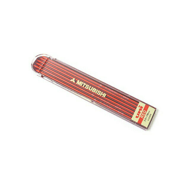 三菱鉛筆 ULN.15 ユニホルダー替芯 赤 6本入 ※価格は1個のお値段です