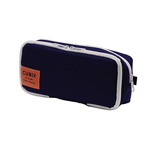 【3個セット】 エムプラン ペンケースRZBカラー紺