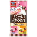 【6個セット】 ユニ・チャーム 三ツ星 にゃんSpoon 2種 まぐろ & サーモン 40g 厳選素材