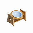 【6個セット】 ペティファーム 陶器製バンブースタンド付きフードボウル ブルー フードボウル 食べやすい ホワイト ペット用食器 ピンク 陶器製 ネコ イヌ イ...