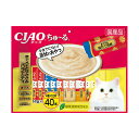 【8個セット】 いなば チャオ ちゅ る 40本入り まぐろ・とりささみバラエティ 14g×40本 ペースト 国産品 おやつ SC-186 いなばペットフード ...