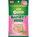 ライオン ペットキッス オーラルケア カニ風味かま 15g PETKISS デンタルケア ネコ シニア フレーク LION ライオンペット ライオン商事 キャッ...