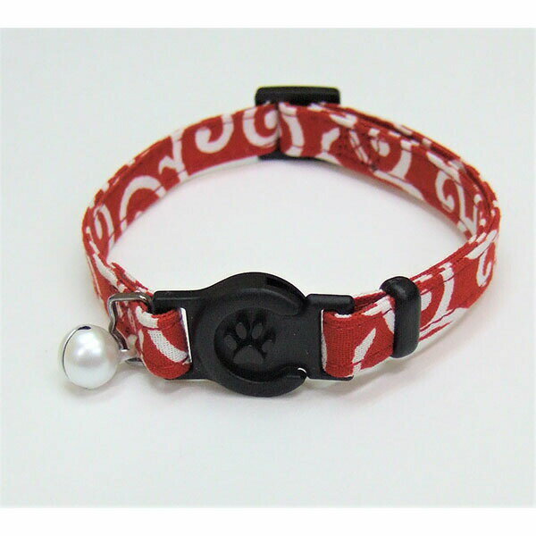 【12個セット】 岡野製作所 コットンカラクサキャット レッド 選べるカラー キャット 岡野 カラー 日本製 猫用 厳選素材