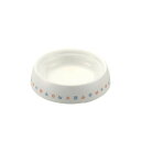 【3個セット】 リッチェル ネコちゃんの食べやすい食器 SS ライン ホワイト 1個 156019 ズレにくい こぼれにくい ひっくり返りにくい プラスチック ...
