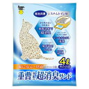 【6個セット】 スーパーキャット システムトイレ用 重曹効果の超消臭サンド 4L 全年齢 Super Cat トイレタリー シート キャット トイレ グッズ 各社共通 ペット 猫砂 猫用 安心 用品 快適 厳選素材(4)