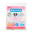 【12個セット】 ボンビアルコン 防水タオル L ベージュ トイレシーツ ペット用防災 ピンク ペット用 洗えるペットシーツ フェーズフリー ボンビ 防災 備蓄...