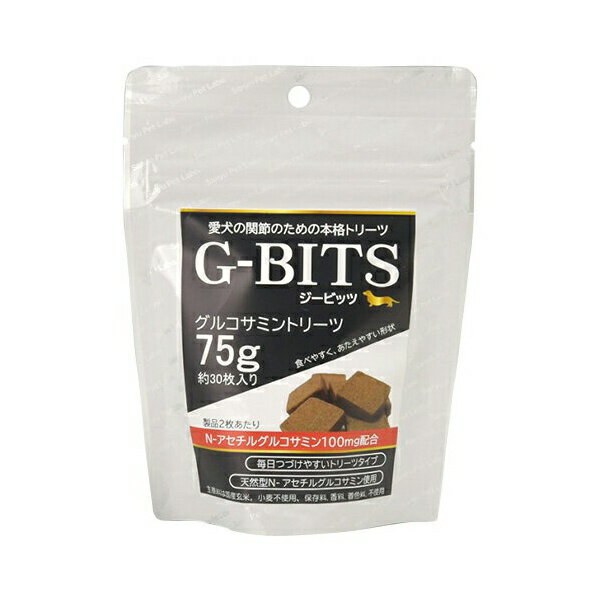 【30個セット】 サンユー研究所 G‐BITS グルコサミントリーツ 75g/約30枚入り