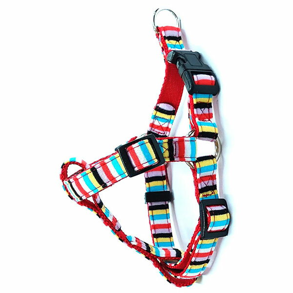 岡野製作所 ストライプハーネス#15 マルチレッド 厳選素材 価格は1個のお値段です