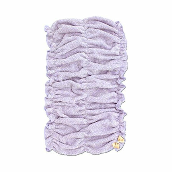 【2個セット】オカ PLYS プリス シェリールスフレ ヘアドライタオル 約31×100cm 伸長時 パープル