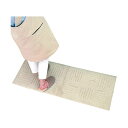 【2個セット】オカ ジョイントキッチンマット ピタプラス ブリック 約45×60cm 2枚組 ベージュ 高品質