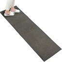 【2個セット】オカ PLYS base プリスベイス キッチンマット 約45×180cm ブラウン 日本製 洗える 高品質