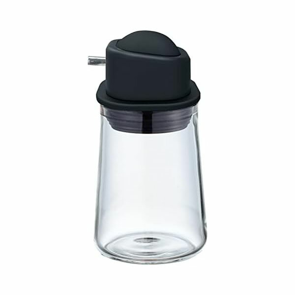 HARIO ハリオ 醤油さし ワンプッシュタイプ 80ml ブラック SYO-100-B 高品質