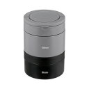 【2個セット】ベストコ 弁当箱 2段 850ml ブラック 保温 丸型 大容量 NQ-212 高品質