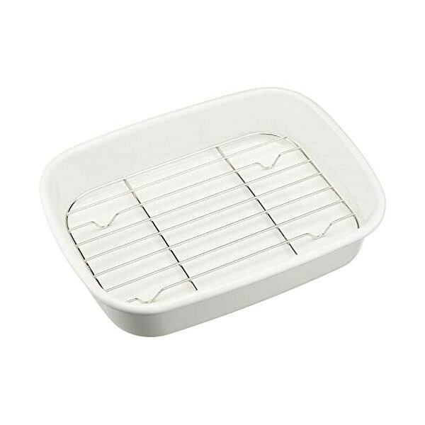 【2個セット】 パール金属 ブランキッチン ホーロー 天ぷらバット HB-3679