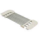 【3個セット】 Bestco ベストコ ステンレス シンク スライド ラック 水切り スタンド式 ワームグレー 幅40?65cm LD-195 Style Storage|詳細画像