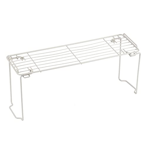 【2個セット】 Bestco ベストコ シンク下 シンクまわり キッチンラック ワイヤー 積み重ね棚 足折れ式 M スリム ワームグレー LD-253