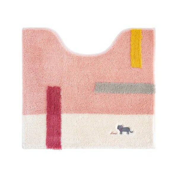 オカ (OKA) ミニョン トイレマット レギュラーサイズ 約55cm×60cm ピンク (ねこ かわいい カジュアル ..