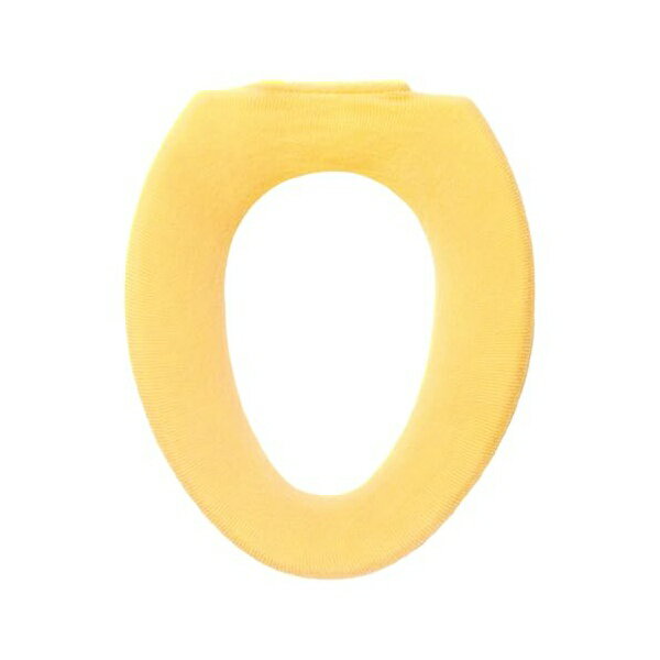 【3個セット】 オカ (OKA) ブルーミングシーズン O型 便座カバー イエロー (洗える O型専用)