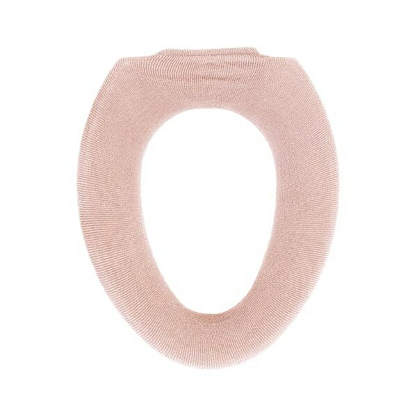 【2個セット】 オカ (OKA) コクーン トイレ便座カバー O型専用タイプ ピンク (O型 洗える ニット あた..