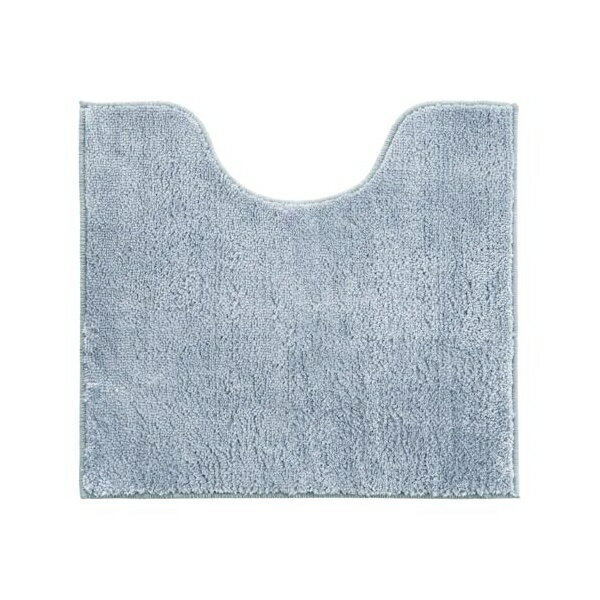 オカ (OKA) コクーン トイレマット レギュラーサイズ 約55cm×60cm ブルー (シンプル モダン 無地 洗え..