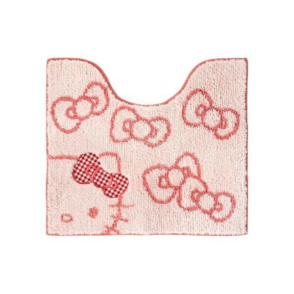 オカ (OKA) サンリオキャラクターズ シュシュ トイレマット 約55cm×60cm ピンク (キティ) (ハローキテ..