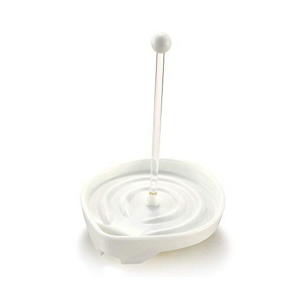 ダイヤ (Daiya) 歯磨き 水切りコップ置き 水切りコップホルダー ホワイト 対応コップサイズ直径8cm深さ10cmまで 水滴がたまらない 洗面 歯ブラシ 057687