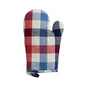 トルネ TORUNE キッチンミトン ブロックチェック ブルー MTN-104