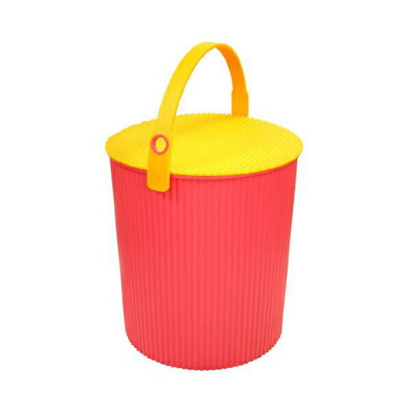ハチマンカセイ 八幡化成 フタ付きバケツ オムニウッティ ピンク LL 20L sceltevie omnioutil ヴィヴィッド 224945 日本製