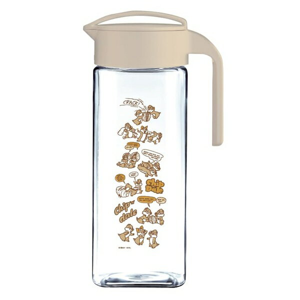 アスベル 麦茶ポット チップ&デール スクリューロック ビオD-211C (CD25) 衛生的 2.1L ベージュ 注ぎや..