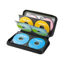 【 送料無料 】 サンワサプライ DVD CDセミハードケース ( 96枚収納 ブラック ) FCD-WL96BK CDケース DVDケース セミハードケース 96枚収納 ファイル型 ブラック 収納ケース メディアケース