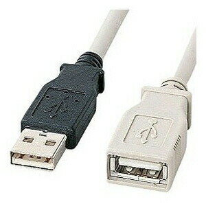 サンワサプライ USB延長ケーブル KU-EN5K USB延長ケーブル（5m・ライトグレー） 高品質