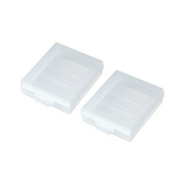 サンワサプライ 電池ケース (単3形用2個セット クリア) DG-BT3CLN 電池ケース（単3形用2個セット・クリア） 高品質