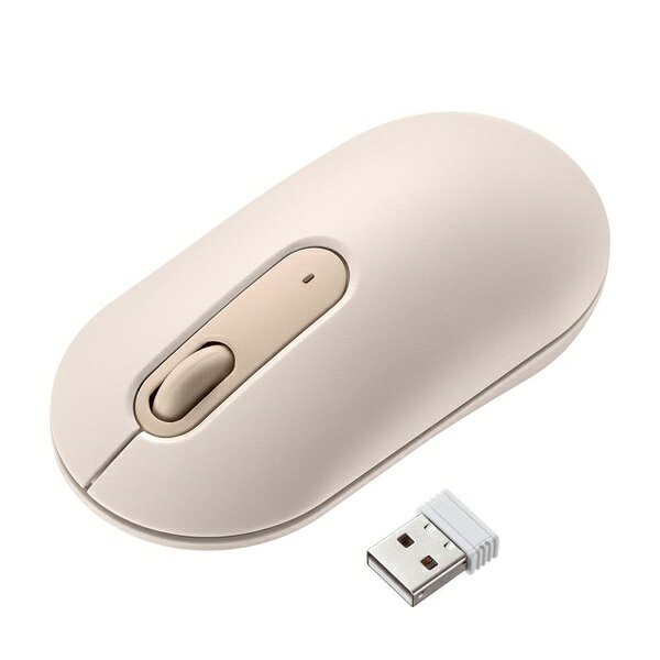 サンワサプライ MA-WBS327BG 静音ワイヤレスマウス MA-WBS327 ワイヤレス マウス 薄型設計 おしゃれ かわいい 持ち運び 電池式 USB接続 ベージュ グリーン ピンク パープル 2.4GHzワイヤレス 光学センサー方式 くすみカラー オフィス 会社 事務所 学校 大学 講義 買い替え